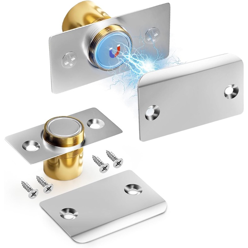 Furniture Hardware Fittings - 2 Buah Penahan Pintu Magnetik Tak
