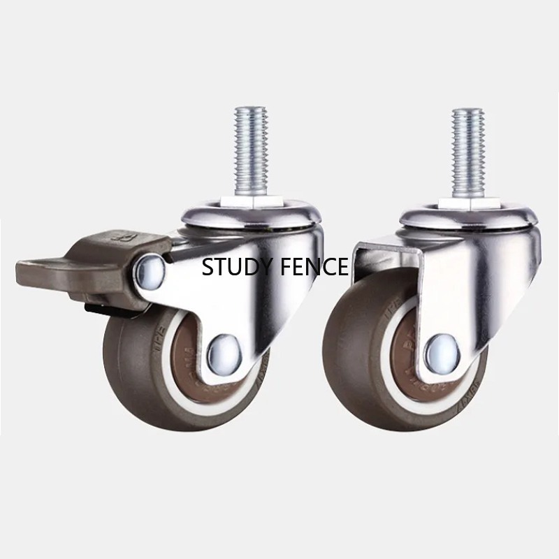 Office Furniture Hardware - 4 Buah Roda Furnitur M6 dengan