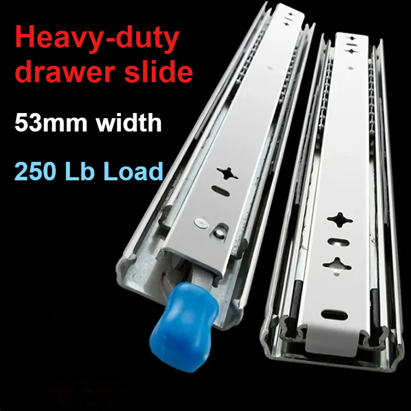 Drawer Slide Pair - 1 Pasang Slide Laci Tugas Berat