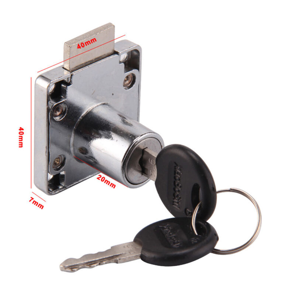 Furniture Hardware Cam Lock - 2 buah kunci lemari dengan 4