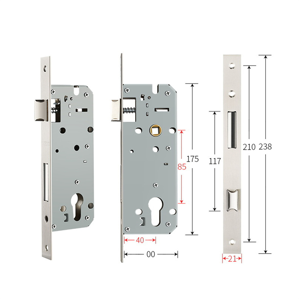 Furniture Hardware Fittings - 1 Buah 8520/8525/8530/8535 Kunci Pintu Logam