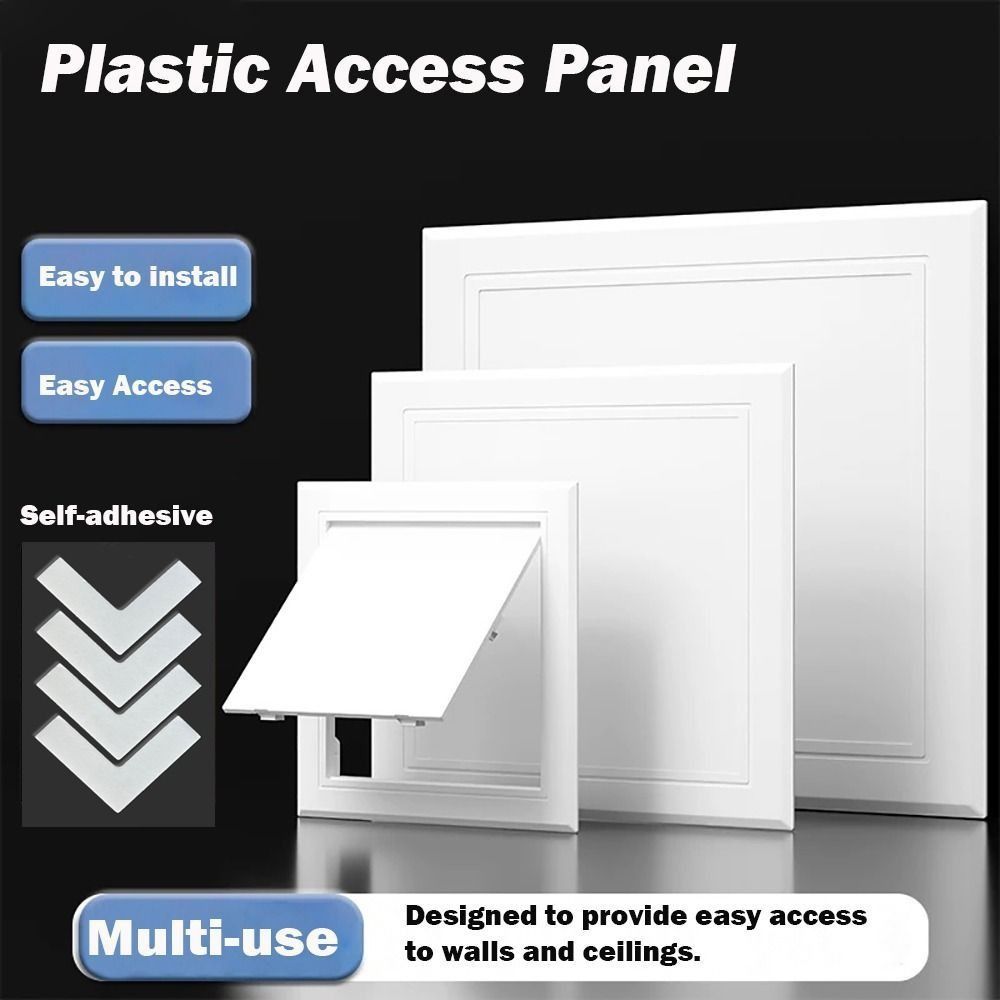 Furniture Hardware Fittings - Pintu Panel Akses Plastik Putih Mew,
