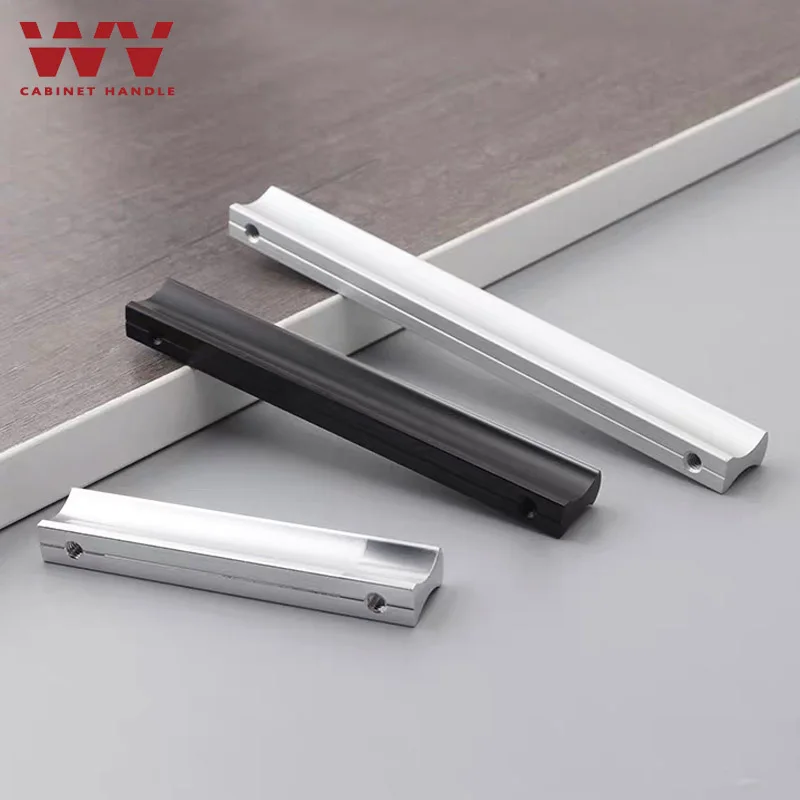 Furniture Hardware Black - Kenop dan Pegangan Lemari Dapur YM,