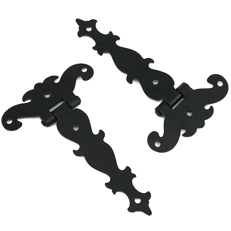 Furniture Hardware Black - 2 Paket Engsel Gerbang Hitam Tugas