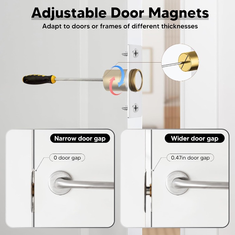 2 Buah Penahan Pintu Magnetik  - Furniture Hardware Fittings ulasan dan harga