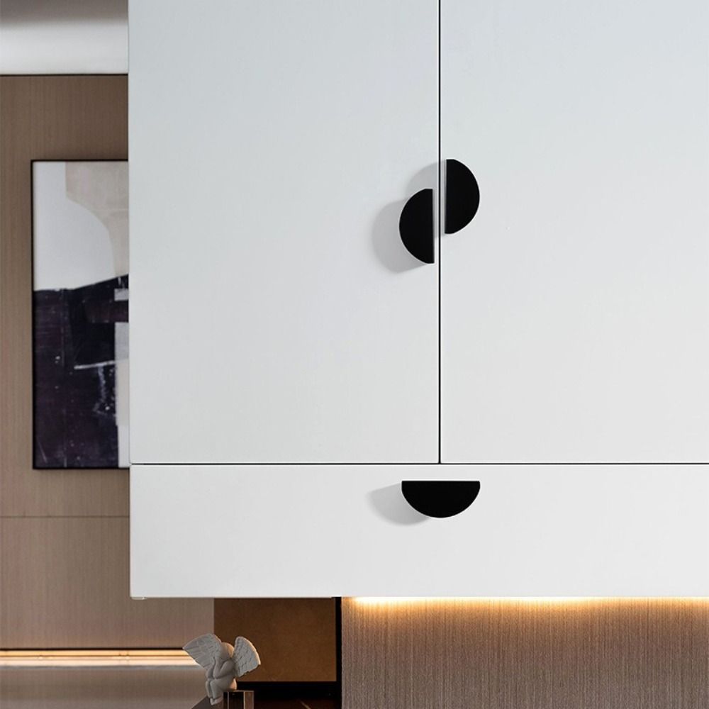 Pegangan Pintu Kabinet Bentuk  - Furniture Hardware Black ulasan dan harga