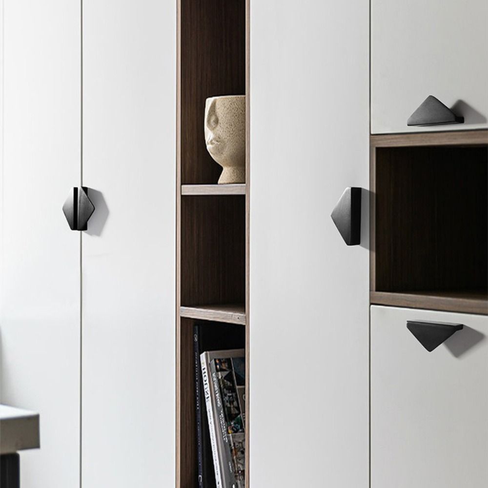 Pegangan Pintu Kabinet Bentuk  - Furniture Hardware Black ulasan dan harga