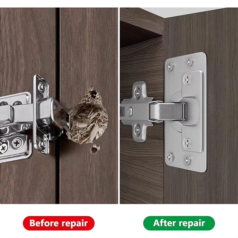 4 Pasang Pelat Perbaikan Engse - Furniture Hardware Repair ulasan dan harga