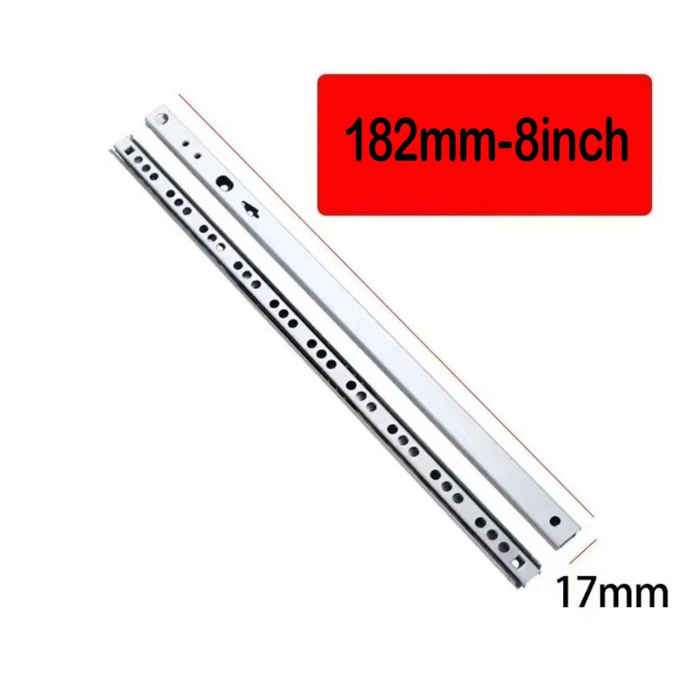 2 Buah Rel Laci Geser Halus Du - Drawer Slide Pair ulasan dan harga