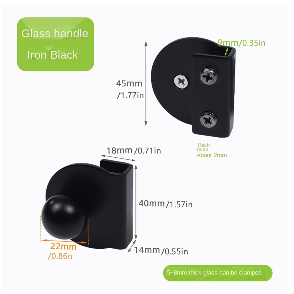 Klip Penjepit Kaca untuk Perab - Office Furniture Hardware ulasan dan harga