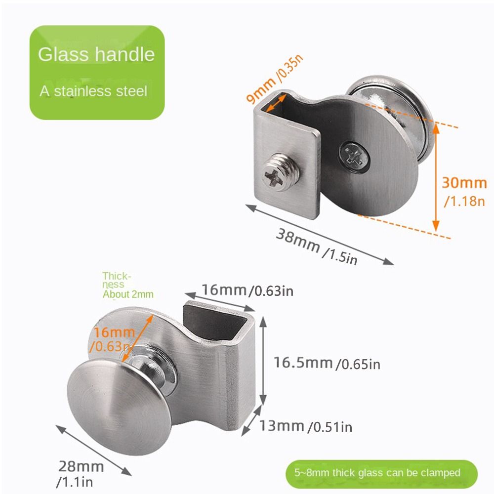 Klip Penjepit Kaca untuk Perab - Office Furniture Hardware ulasan dan harga