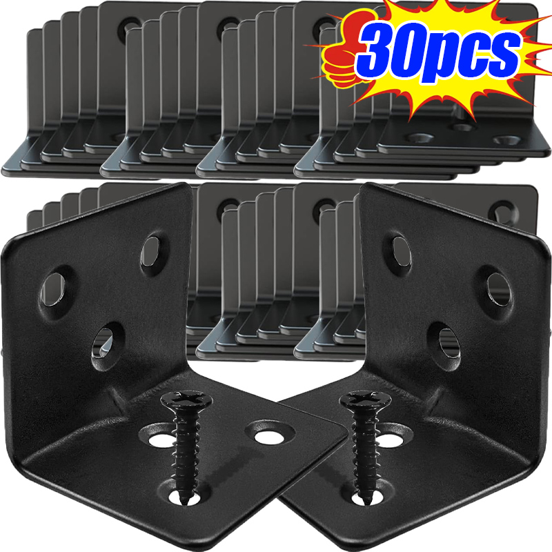 10/30 Buah Hitam Berbentuk L S - Furniture Hardware Black ulasan dan harga
