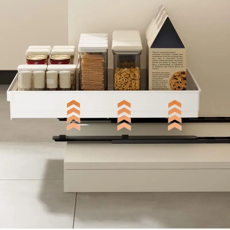 1-2Pcs Rak Penyimpanan Dapur d - Drawer Slide Pair ulasan dan harga