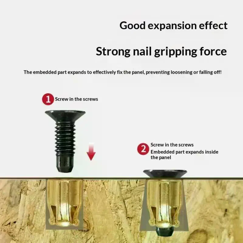 10 Buah Mur Engsel Sekrup Kabi - Furniture Hardware Repair ulasan dan harga