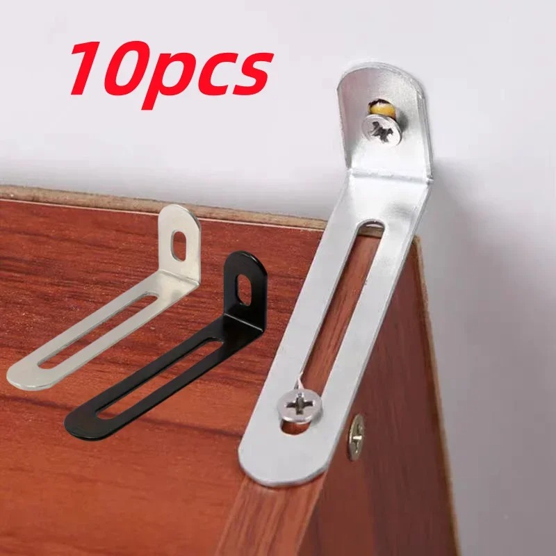 10 Buah Braket Sudut Dapat Dis - Furniture Hardware Black ulasan dan harga