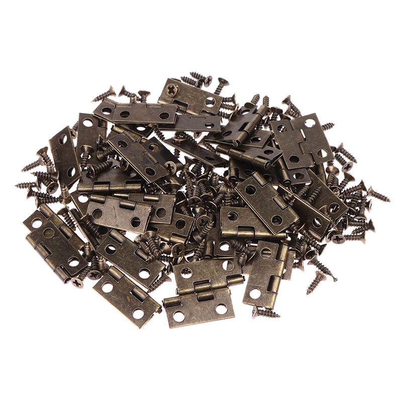 50 Buah/Kotak Engsel + 200 Sek - Furniture Hardware Black ulasan dan harga