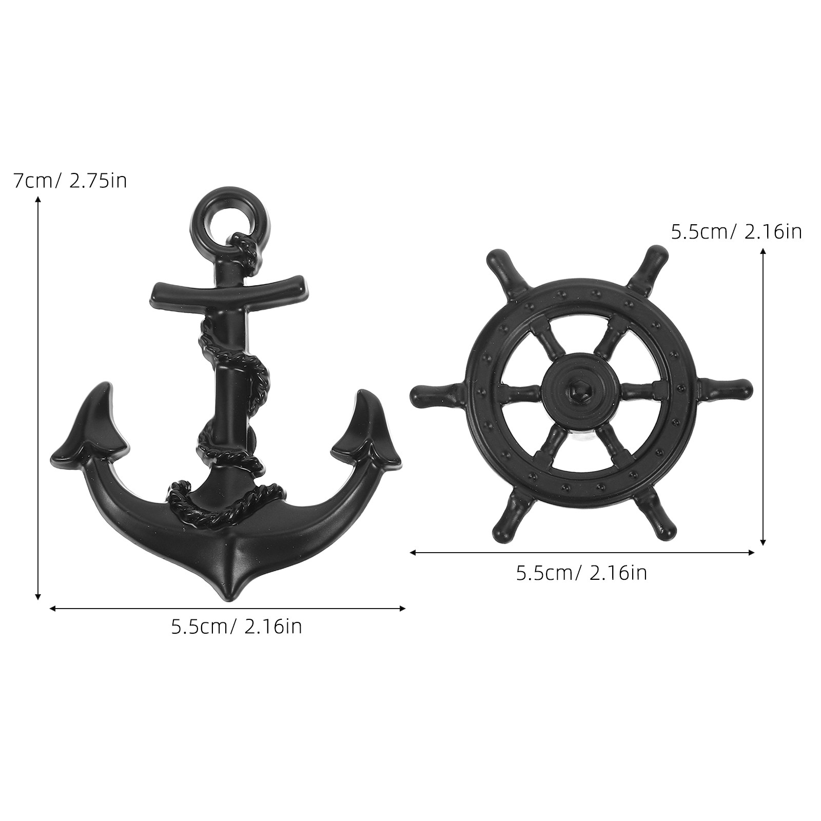 4 Buah Gagang Laci Vintage Hit - Furniture Hardware Black ulasan dan harga