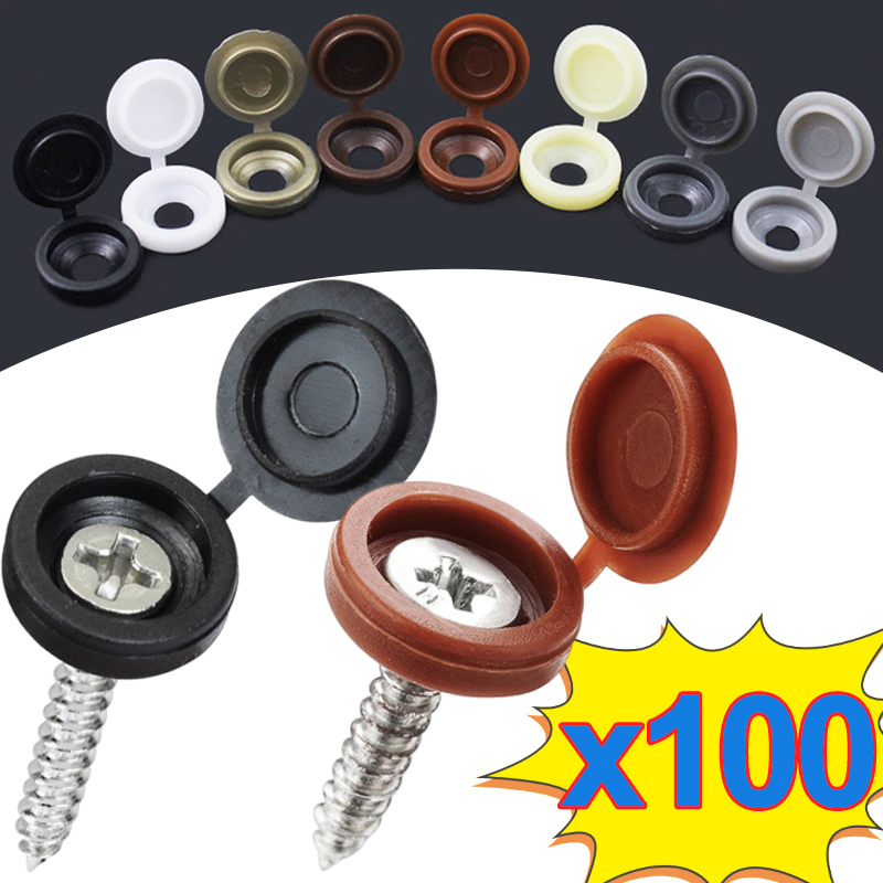 10/500 Buah Penutup Dekoratif  - Furniture Hardware Black ulasan dan harga