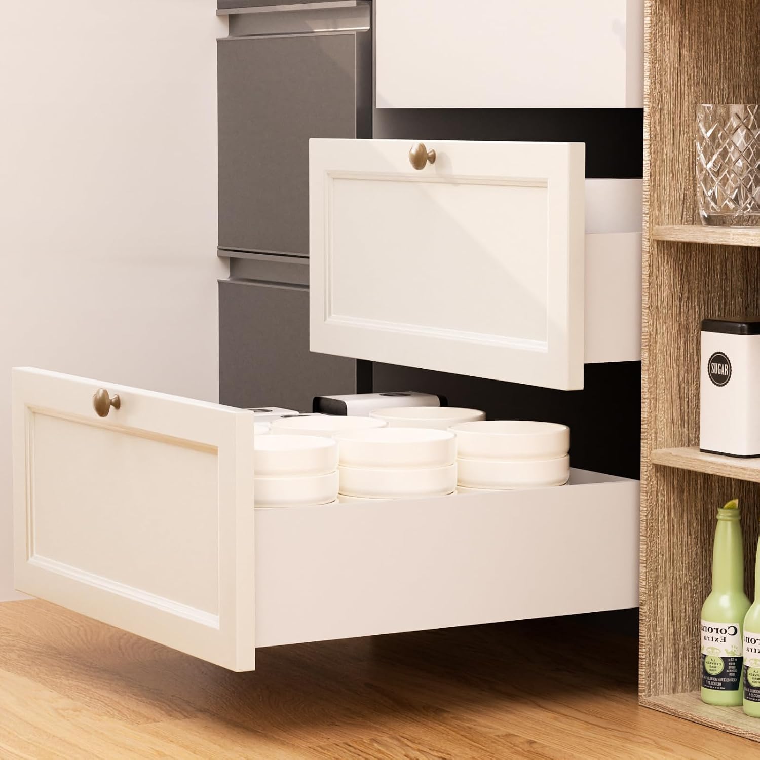 Rel Laci Bawah Tersembunyi 21  - Drawer Slide Pair ulasan dan harga