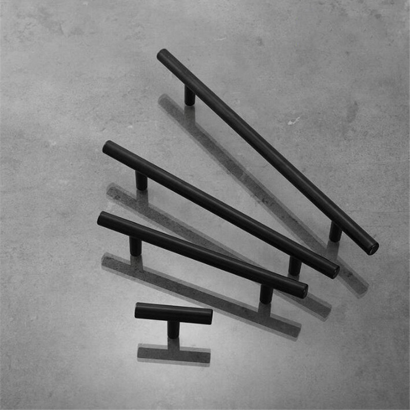 Eropa Sederhana Hitam Dapur Pe - Furniture Hardware Black ulasan dan harga
