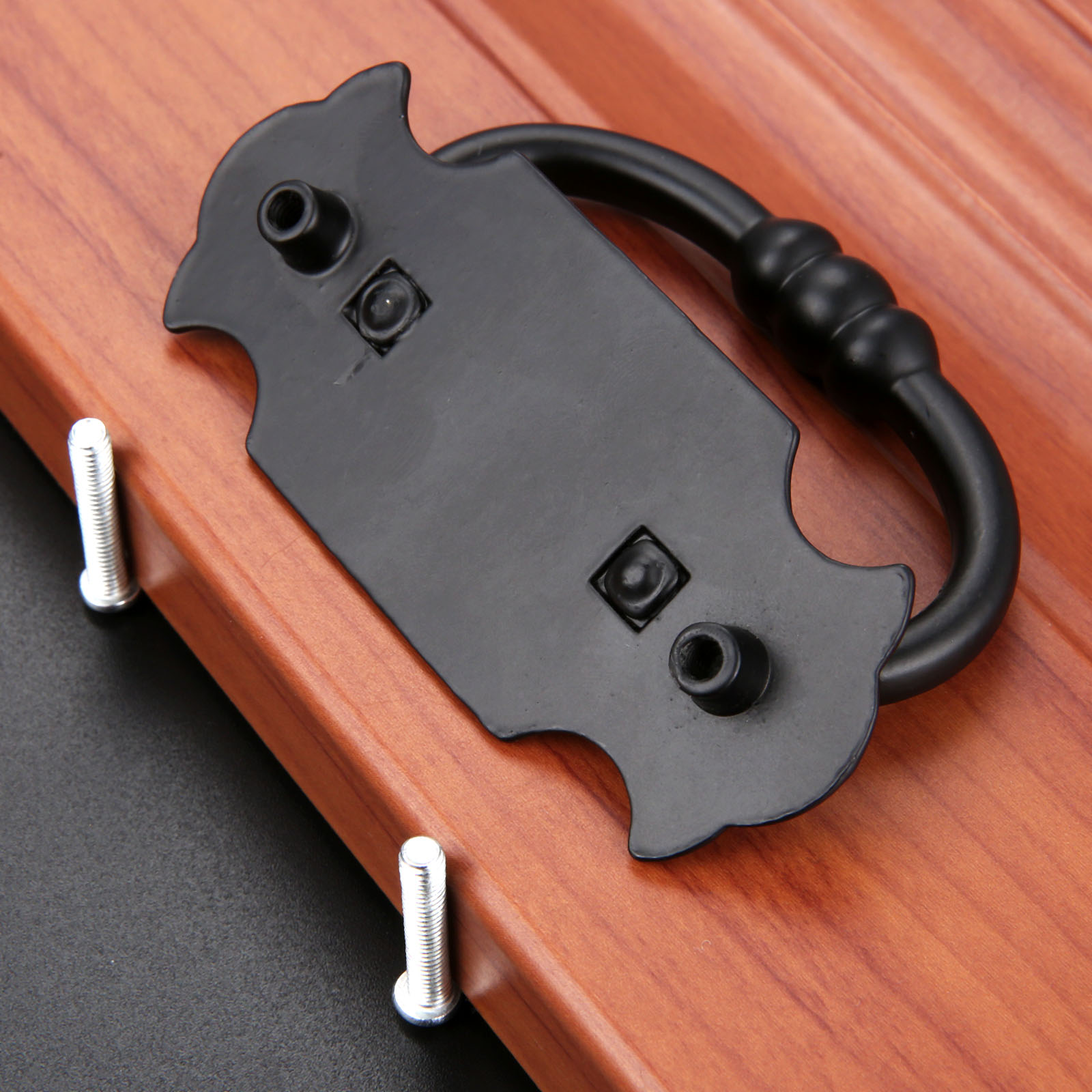 1 Buah 88*56Mm Pegangan Hitam  - Office Furniture Hardware ulasan dan harga