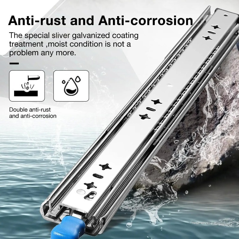 1 Pasang Rel Laci Tahan Bantin - Drawer Slide Pair ulasan dan harga