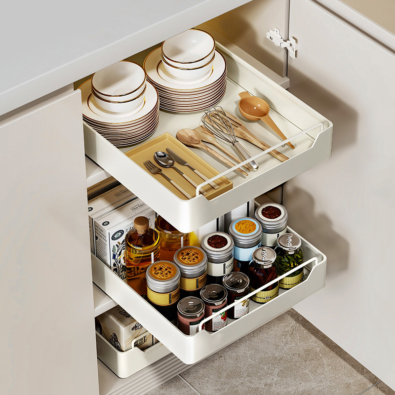 Rak Penyimpanan Dapur Logam de - Drawer Slide Pair ulasan dan harga